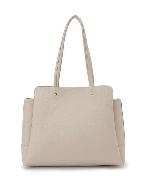 ITS'DEMO（イッツデモ）の「＜楽もち＞軽量PU三層A4トート（トートバッグ・レディース・ライトグレー/ブラウン系/ブラック・00）」の19枚目の写真