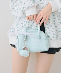レースリボン×チャームショルダー