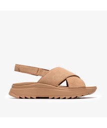 Clarks（クラークス）の「DashLite Wish / ダッシュライトウィッシュ (ベージュスエード)（サンダル）」