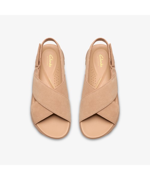 Clarks(クラークス)の「DashLite Wish / ダッシュライトウィッシュ (ベージュスエード)(サンダル・レディース・ベージュ・UK6/UK5.5/UK5/UK4.5/UK4/UK3.5/UK3)」の6枚目の写真