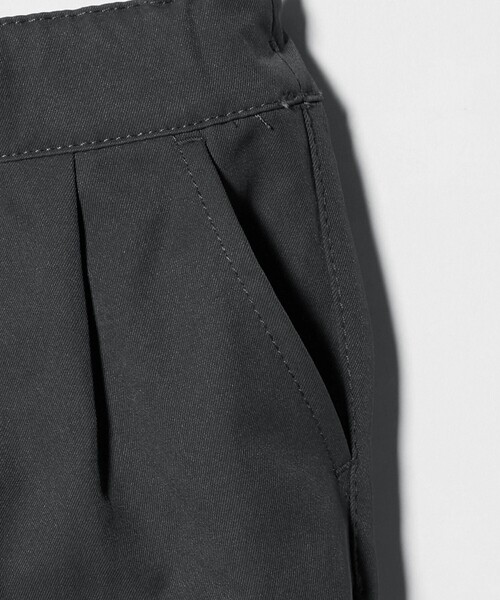 green label relaxing（グリーンレーベルリラクシング）の「ツータック パンツ / キッズ  100cm-160cm（その他パンツ・キッズ・ライトグレー/ベージュ/グレー系・150cm/160cm/100cm/140cm/110cm/120cm/130cm）」の7枚目の写真