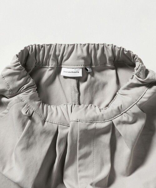 green label relaxing（グリーンレーベルリラクシング）の「ツータック パンツ / キッズ  100cm-160cm（その他パンツ・キッズ・ライトグレー/ベージュ/グレー系・150cm/160cm/100cm/140cm/110cm/120cm/130cm）」の22枚目の写真