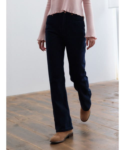 MAGNET ARCHIVE(マグネット アーカイブ)の「Velvet Flare Pants (Deep Blue)(その他パンツ・レディース・その他・SMALL/MEDIUM)」の2枚目の写真