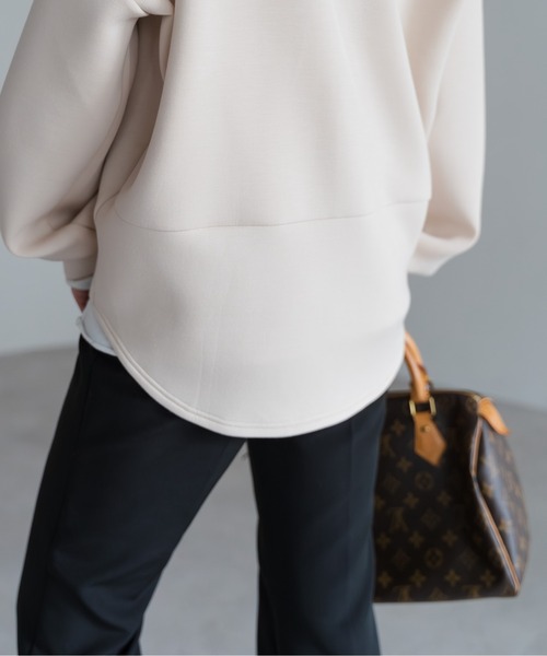 Bonjour Sagan（ボンジュールサガン）の「ダンボールジップパーカー（パーカー・レディース・ライトベージュ/ライトグレー・FREE）」の20枚目の写真