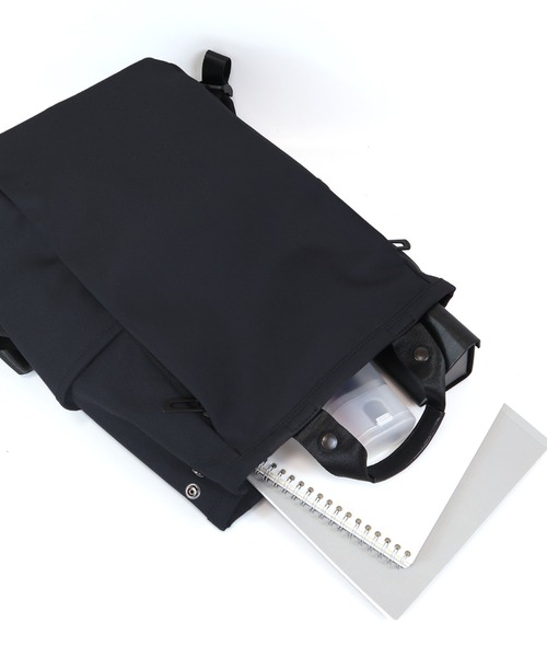 Un coeur（アンクール）の「【Un coeur/アンクール】2WAY SQUARE RUCKSACK M / ツーウェイ スクエア リュック M　TORO2 / K905080（バックパック/リュック・メンズ・グレー/ネイビー/ブラック・FREE）」の7枚目の写真