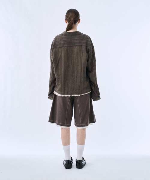PHILTHEORY(フィルセオリー)の「Layered shorts pants / レイヤードショーツパンツ(その他パンツ・メンズ・グレイッシュベージュ/ブラック・3/2/1)」の13枚目の写真