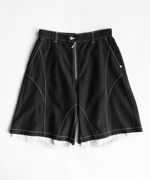 PHILTHEORY(フィルセオリー)の「Layered shorts pants / レイヤードショーツパンツ(その他パンツ・メンズ・グレイッシュベージュ/ブラック・3/2/1)」の21枚目の写真