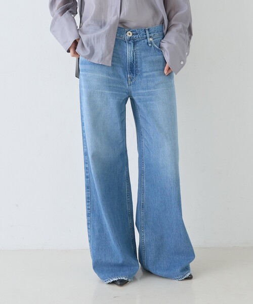 upperhights(アッパーハイツ)の「【upper hights/アッパーハイツ】THE LAUREN フレアデニム FETHER JEANS(デニムパンツ・レディース・ブルー・21/22/23/24/25)」の5枚目の写真