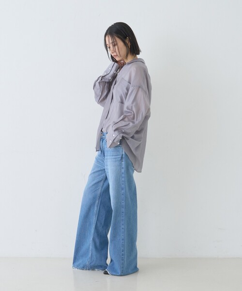 upperhights(アッパーハイツ)の「【upper hights/アッパーハイツ】THE LAUREN フレアデニム FETHER JEANS(デニムパンツ・レディース・ブルー・21/22/23/24/25)」の13枚目の写真