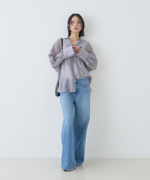 upperhights(アッパーハイツ)の「【upper hights/アッパーハイツ】THE LAUREN フレアデニム FETHER JEANS(デニムパンツ・レディース・ブルー・21/22/23/24/25)」の16枚目の写真