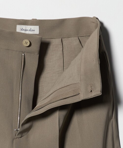 Steven Alan（スティーブンアラン）の「＜Steven Alan＞タック パンツ（スラックス・レディース・ブラック/オフホワイト/ベージュ・L/M/S）」の10枚目の写真