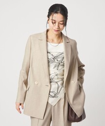 green label relaxing | ［size SHORTあり］リネンライク 2B ジャケット(テーラードジャケット)