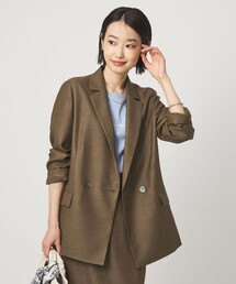 green label relaxing（グリーンレーベルリラクシング）の「[size SHORTあり]リネンライク 2B ジャケット（テーラードジャケット）」