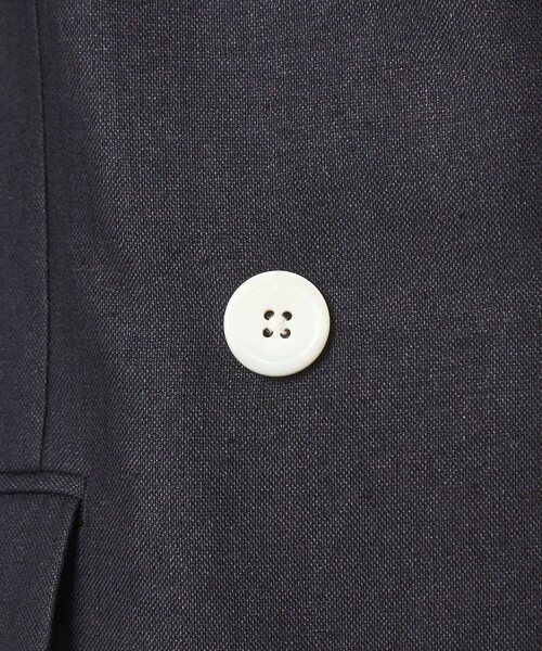 green label relaxing（グリーンレーベルリラクシング）の「［size SHORTあり］リネンライク 2B ジャケット（テーラードジャケット・レディース・ナチュラル/ブラウン/ネイビー・SHORT/36/38/40）」の19枚目の写真