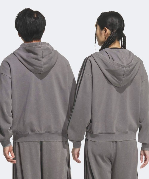 adidas(アディダス)の「TG FZ パーカー / アディダスオリジナルス adidas Originals(パーカー・メンズ・ブラック/グレー・3XL/XX-LARGE/X-SMALL/SMALL/X-LARGE/LARGE/MEDIUM)」の9枚目の写真