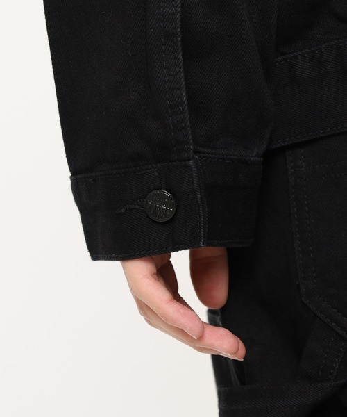 PRO CLUB （プロクラブ）の「PRO CLUB TWILL TRUCKER JKT ヘビーウェイトツイル トラッカージャケット（カバーオール・メンズ・ブラック・3XL/2XL/S/M/L/XL）」の22枚目の写真