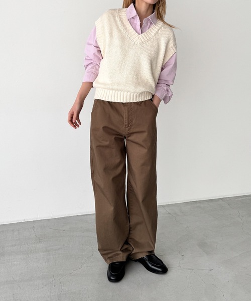 CANAL JEAN(キャナルジーン)の「El mar コットン無地オーバーシャツ(シャツ/ブラウス・レディース・ピンク/アイボリー/サックスブルー・ONE SIZE)」の12枚目の写真