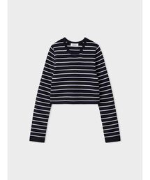 MIESROHE（ミースロエ）の「ｏｒｇａｎｉｃＲＩＢコンパクトニット（ニット/セーター）」