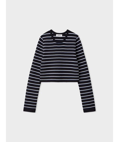 MIESROHE(ミースロエ)の「organicRIBコンパクトニット(ニット/セーター・レディース・ホワイト/その他/ライトピンク/イエロー・F)」の4枚目の写真