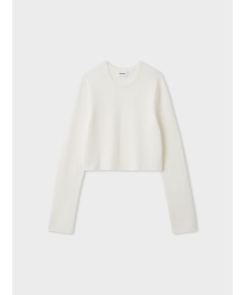 MIESROHE(ミースロエ)の「organicRIBコンパクトニット(ニット/セーター・レディース・ホワイト/その他/ライトピンク/イエロー・F)」の6枚目の写真