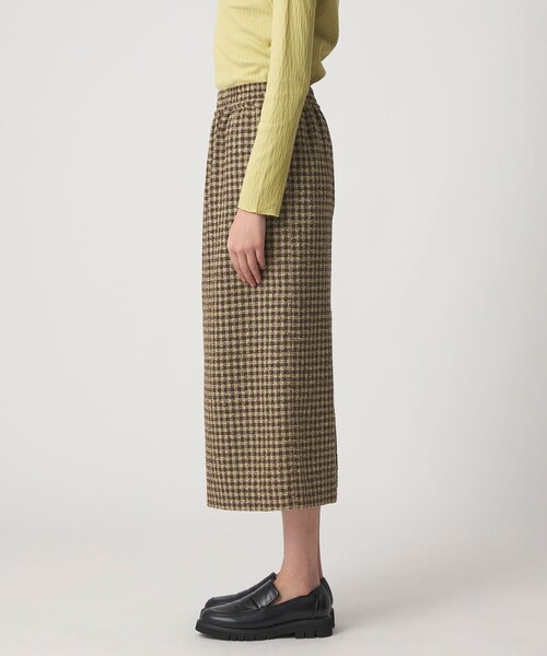 CITEN（シテン）の「＜CITEN＞チェックスカート（スカート・レディース・ベージュ/ダークグレー・M/S）」の9枚目の写真