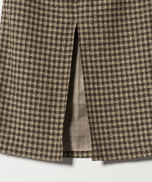 CITEN（シテン）の「＜CITEN＞チェックスカート（スカート・レディース・ベージュ/ダークグレー・M/S）」の16枚目の写真