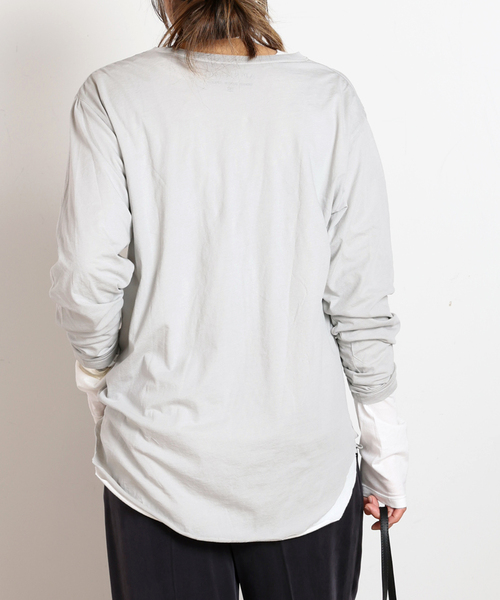 GOOD ROCK SPEED(グッドロックスピード)の「【GOOD ROCK SPEED / グッドロックスピード】別注LONG SLEEVE PACK T(Tシャツ/カットソー・レディース・チャコールグレー/ベージュ系その他・FREE)」の11枚目の写真