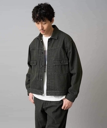 a.v.v（アーヴェヴェ）の「【洗濯機で洗える】ワイドシルエットデニムジャケット（デニムジャケット）」