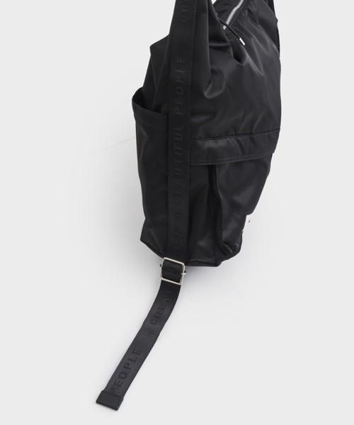 beautiful people（ビューティフルピープル）の「【beautiful people/ビューティフルピープル】《STUDIOUS別注》《新型》3WAYナイロンショルダーバッグ（ショルダーバッグ・レディース・ブラック・FREE）」の19枚目の写真