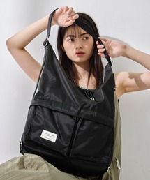 beautiful people（ビューティフルピープル）の「【beautiful people/ビューティフルピープル】《STUDIOUS別注》《新型》3WAYナイロンショルダーバッグ/リュック/バックパック/17inch PC収納可能（ショルダーバッグ）」