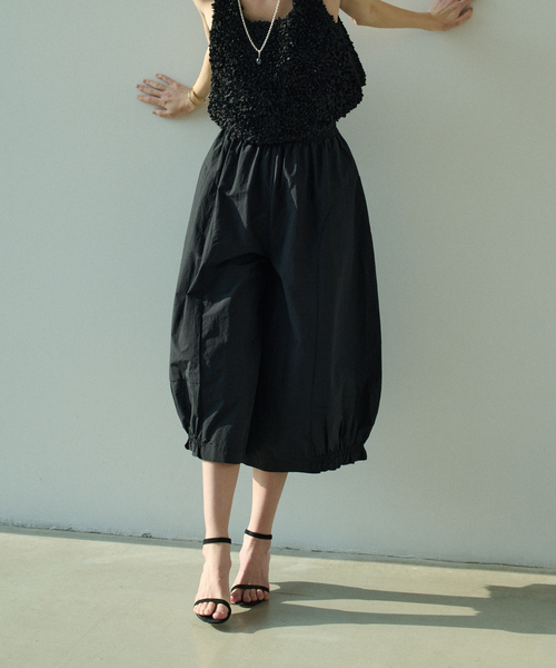 VERMEIL par iena(ヴェルメイユパーイエナ)の「Psophia ソフィア スカートパンツ 212SKP2643(その他パンツ・レディース・ブラック・SMALL/MEDIUM)」の1枚目の写真