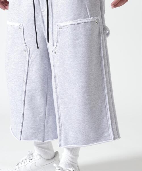 BEAVER(ビーバー)の「B omnivore/ビーオムニボー W KNEE SHORTS SWT ダブルニーショーツスウェット(その他パンツ・メンズ・ブラック/グレー・M/L)」の4枚目の写真