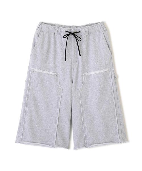 BEAVER(ビーバー)の「B omnivore/ビーオムニボー W KNEE SHORTS SWT ダブルニーショーツスウェット(その他パンツ・メンズ・ブラック/グレー・M/L)」の6枚目の写真
