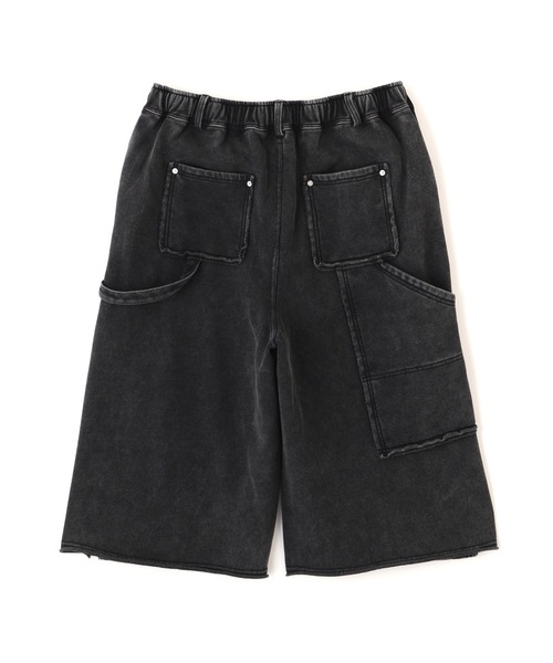 BEAVER（ビーバー）の「B omnivore/ビーオムニボー　W KNEE SHORTS SWT ダブルニーショーツスウェット（その他パンツ・メンズ・ブラック/グレー・M/L）」の7枚目の写真