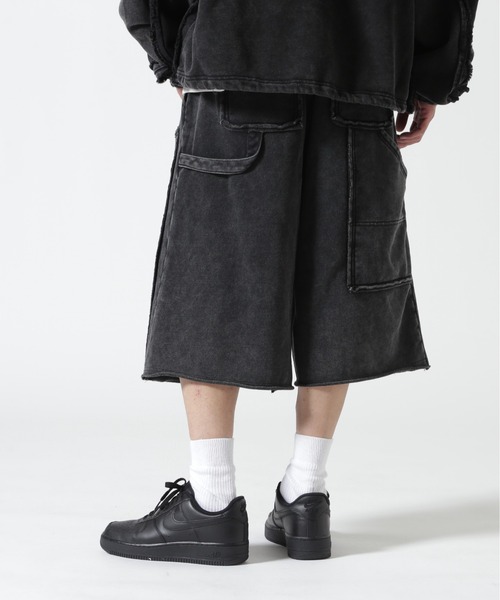 BEAVER（ビーバー）の「B omnivore/ビーオムニボー　W KNEE SHORTS SWT ダブルニーショーツスウェット（その他パンツ・メンズ・ブラック/グレー・M/L）」の11枚目の写真