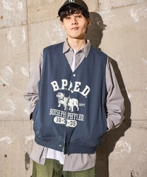 niko and... | カレッジロゴリバーシブルベスト(ベスト)