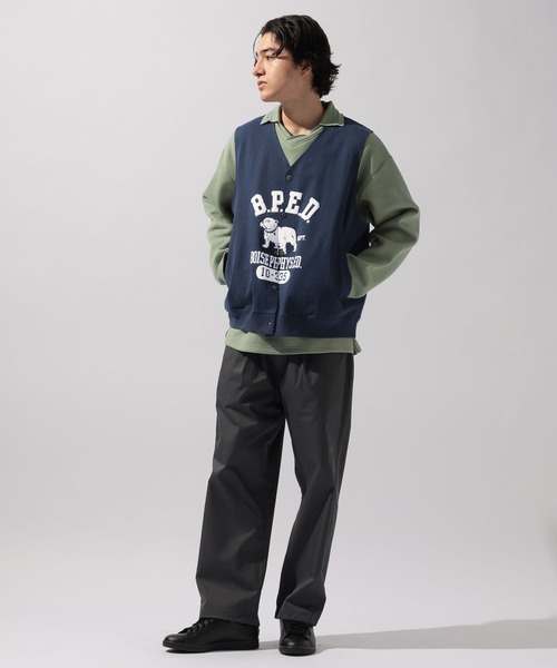 niko and...（ニコアンド）の「カレッジロゴリバーシブルベスト（ベスト・メンズ・ネイビー/グリーン/ブラック・MEDIUM/LARGE）」の22枚目の写真