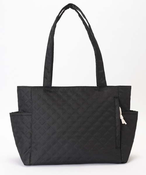 Lace Ladies(レースレディース)の「キルティング サイドポケット トート型 ショルダー バッグ(トートバッグ・レディース・ブルー/ブラック/ベージュ/ホワイト・FREE)」の17枚目の写真