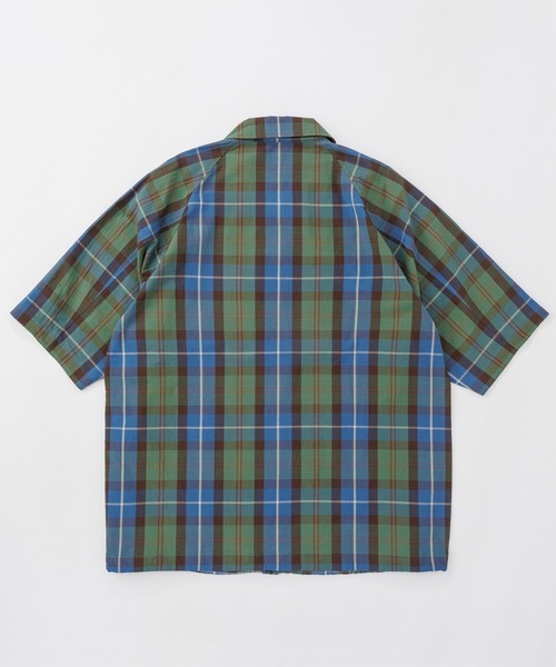 KAVU(カブー)の「KAVU/カブー Check NW Jacket/チェックノースウエストジャケット(シャツ/ブラウス・メンズ・グレー/グリーン・LARGE/MEDIUM)」の6枚目の写真