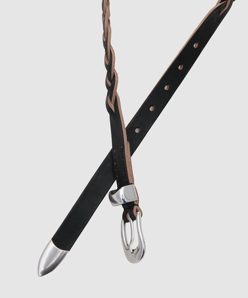 Our Legacy(アワーレガシー)の「OUR LEGACY 2 CM BRAIDED BELT(ベルト・メンズ・ブラック・70)」の3枚目の写真