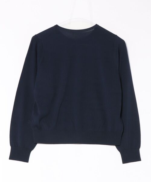 STRAWBERRY-FIELDS（ストロベリーフィールズ）の「サラフィール_変形メタル釦カーディガン（カーディガン/ボレロ・レディース・オフホワイト/ブラック/ネイビー/オレンジ・2）」の19枚目の写真