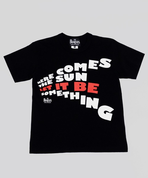 THE BEATLES COMME des GARCONS(ザ ビートルズ コムデギャルソン)の「THE BEATLES 「TITLE」TEE(Tシャツ/カットソー・メンズ・ブラック・XL/L/M/S/XXL)」の1枚目の写真