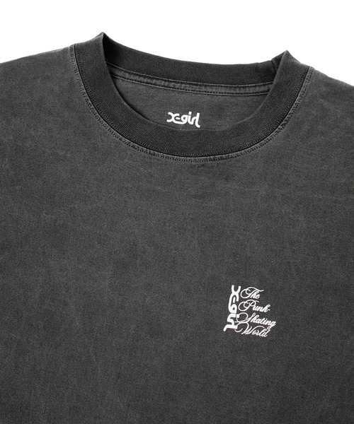 X-girl(エックスガール)の「FADED SKATE ANGEL S/S TEE(Tシャツ/カットソー・レディース・ブラック/ブラウン・S/M/L)」の10枚目の写真