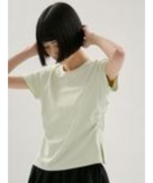 emmi(エミ)の「バックデザインTシャツ/UVカット(Tシャツ/カットソー・レディース・ホワイト/ミント/ブラック・F)」の15枚目の写真