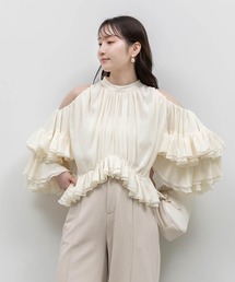 RANDA | ラッフルフリルオフショルダーブラウス(シャツ/ブラウス)
