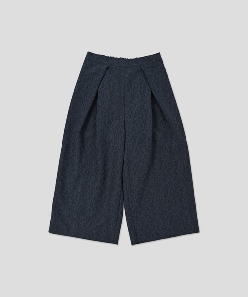WHYTO.(ホワイト)の「「WHYTO. / ホワイト」ジャカードタックトラウザー(その他パンツ・レディース・ブラック/グレイッシュベージュ/ネイビー・36/38)」の1枚目の写真