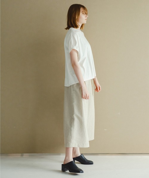 WHYTO.(ホワイト)の「「WHYTO. / ホワイト」ジャカードタックトラウザー(その他パンツ・レディース・ブラック/グレイッシュベージュ/ネイビー・36/38)」の7枚目の写真