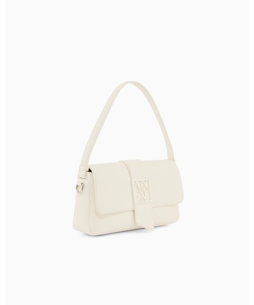 ARMANI EXCHANGE（アルマーニエクスチェンジ）の「【A|X アルマーニ エクスチェンジ】WE BOXロゴバックル ワンハンドルショルダーバッグ（ショルダーバッグ・レディース・オフホワイト・FREE）」の2枚目の写真