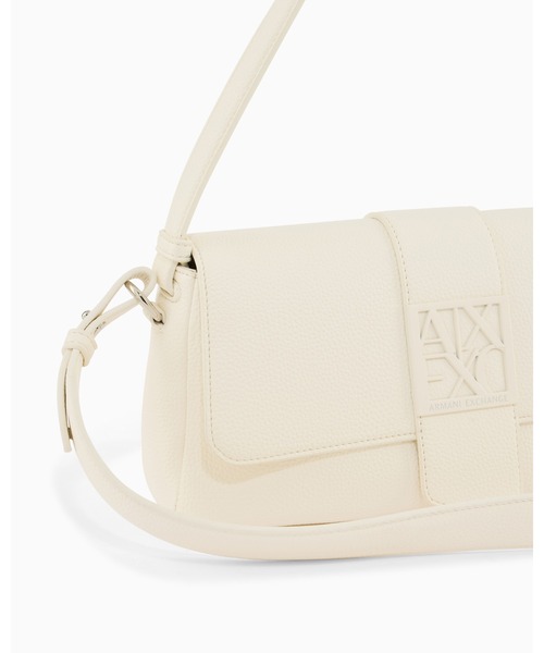 ARMANI EXCHANGE（アルマーニエクスチェンジ）の「【A|X アルマーニ エクスチェンジ】WE BOXロゴバックル ワンハンドルショルダーバッグ（ショルダーバッグ・レディース・オフホワイト・FREE）」の4枚目の写真