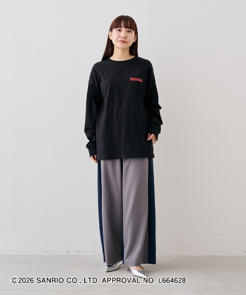 MEDE19F(メデジュウキュウ)の「MEDE19F HELLO KITTY 背中にシルエットが浮かぶプリントTシャツ(Tシャツ/カットソー・レディース・ブラック系その他/ホワイト系その他・L/M)」の19枚目の写真